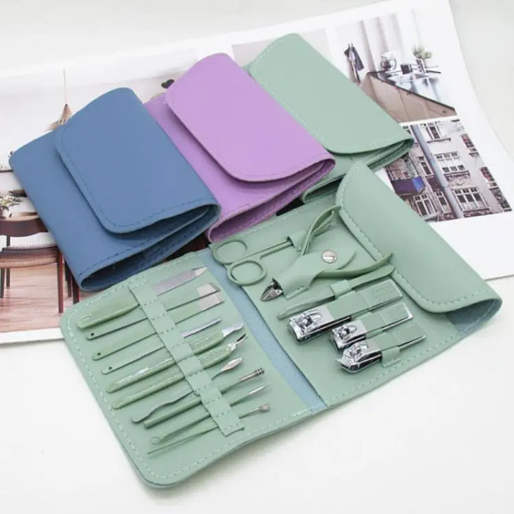 16-in-1 Stainless Steel Nail Care Kit | Manicure & Pedicure Grooming Set