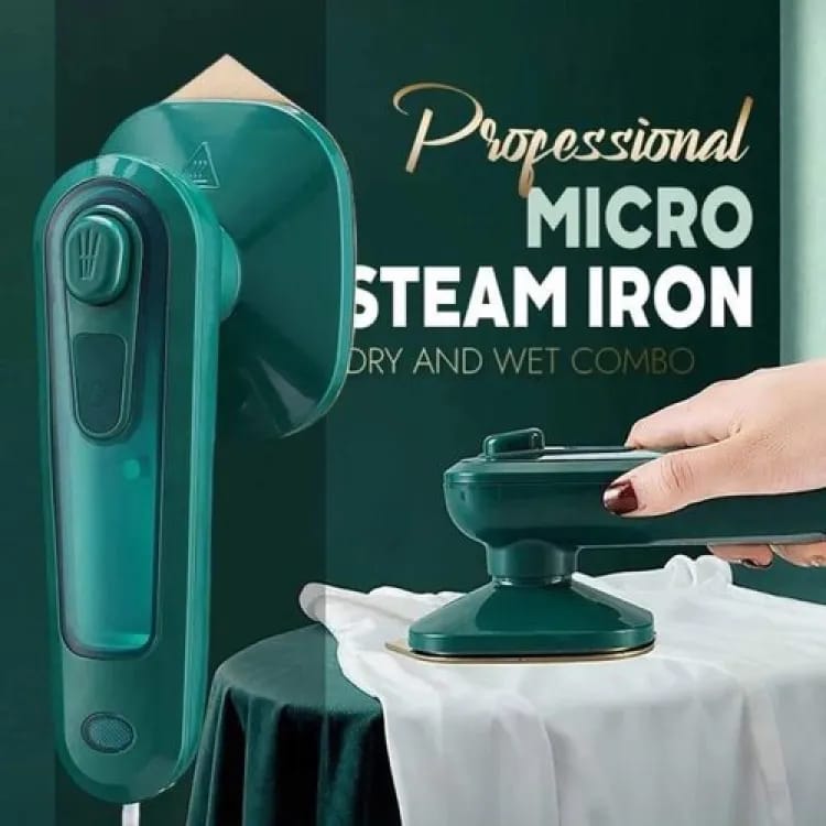 Portable Steam Iron with Spray | Mini Travel Iron for Home & Travel