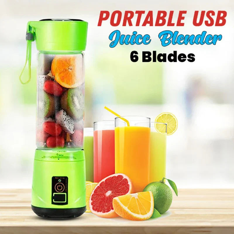 Portable Blender 380ML | Rechargeable USB Personal Blender for Smoothies & Shakes