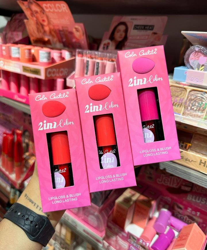 Color Castle 2-in-1 Makeup Combo – Liquid Blush & Beauty Blender