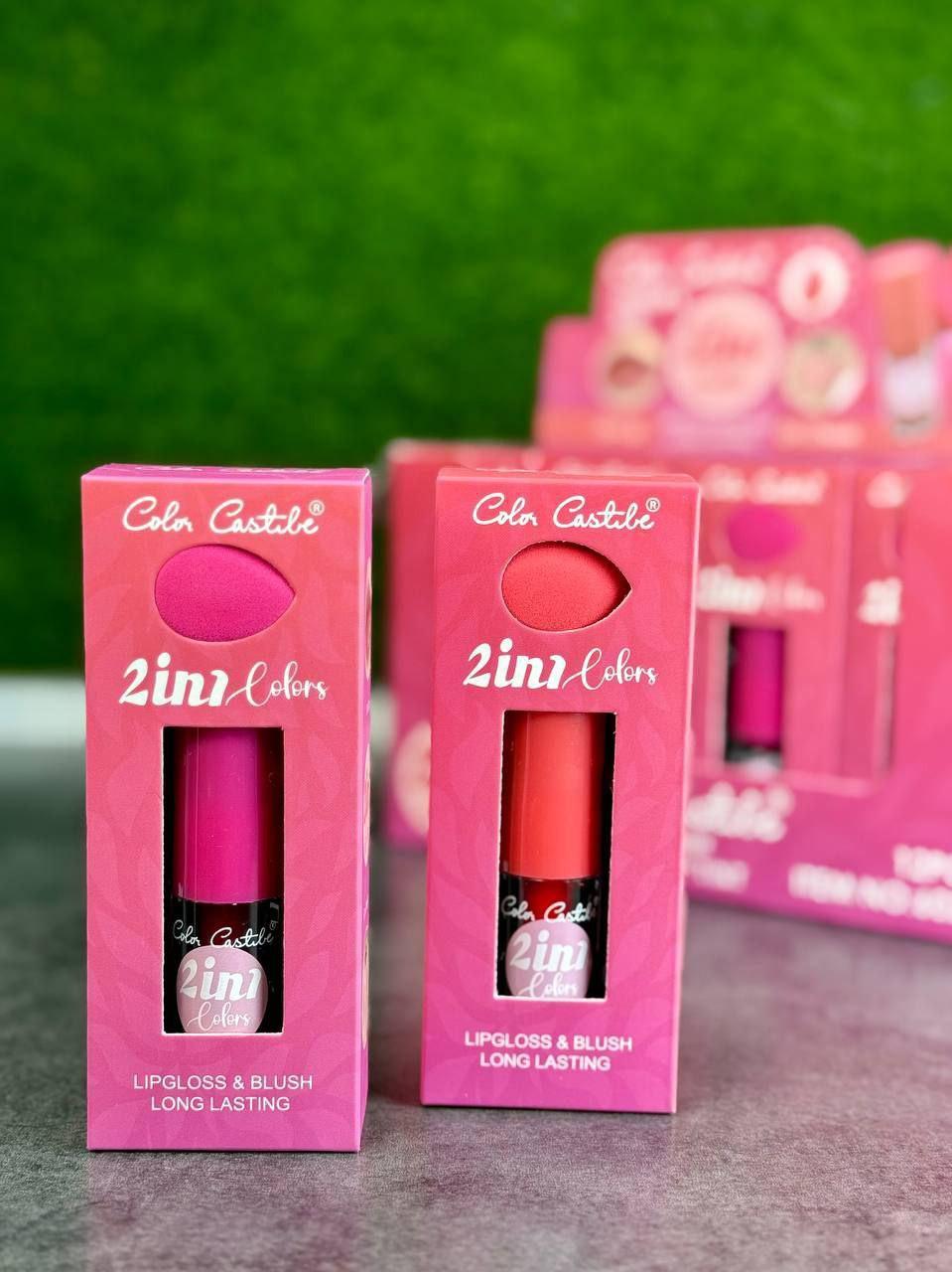 Color Castle 2-in-1 Makeup Combo – Liquid Blush & Beauty Blender