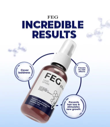 FEG PLUS Hair & Beard Growth Serum Spray 50ML | Hair & Beard Care Treatment