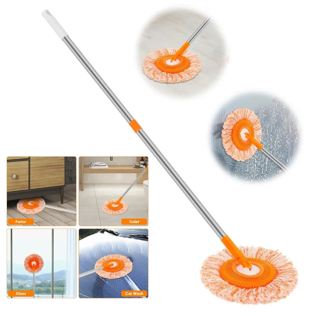 360° Rotating Microfiber Mop | Extendable Adjustable Floor Cleaning Mop