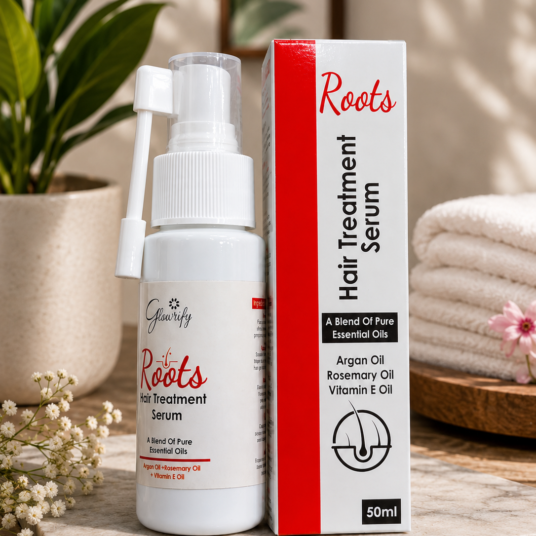 Glowrify Roots Hair Treatment Serum 50ML | Nourishing Scalp & Hair Root Care