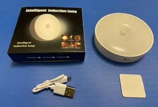 Rechargeable LED Sensor Light – Motion Sensor Night Lamp with Self-Adhesive Design