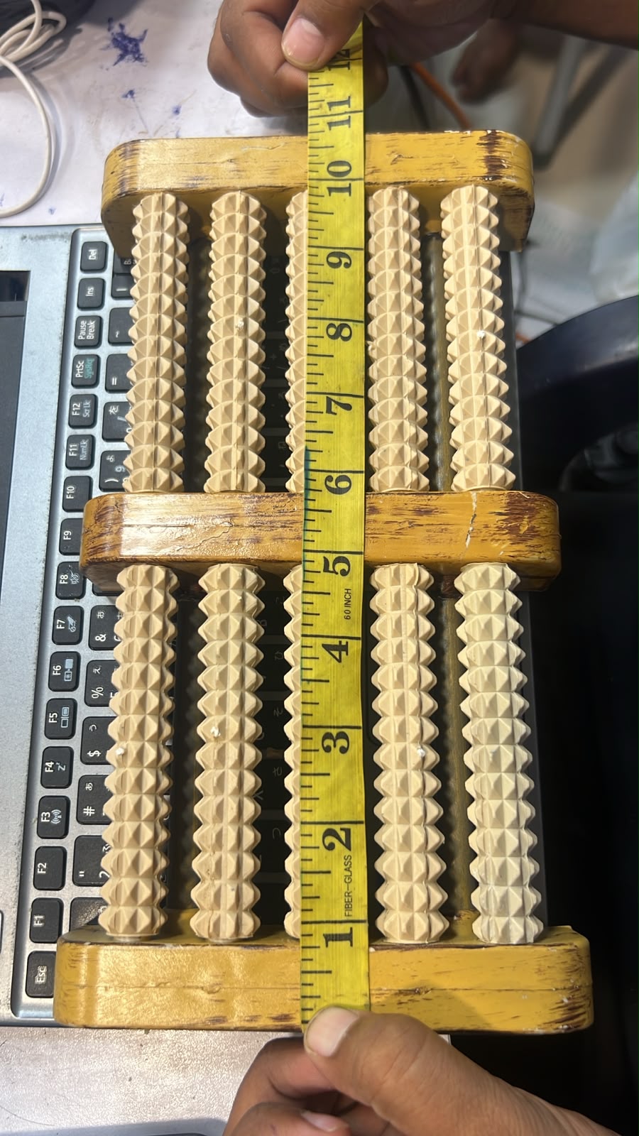 Wooden Roller Foot Massager | Natural Wood Foot Massage Roller for Relaxation