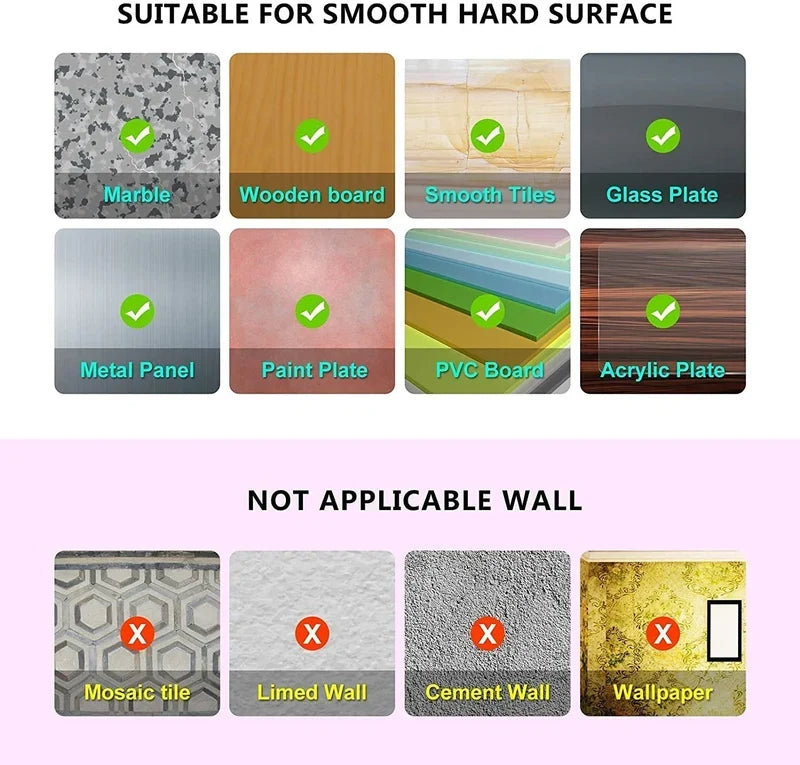Transparent Sticky Hooks Strip | Heavy-Duty Waterproof Self-Adhesive Wall Hooks