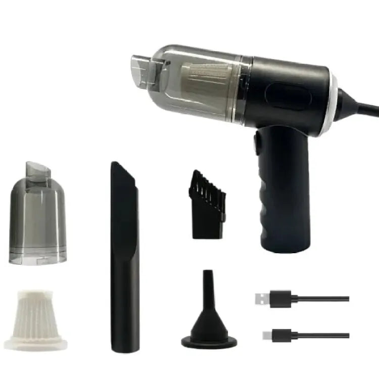 3-in-1 Portable Cordless Vacuum Cleaner & Air Duster for Car, Home & Electronics