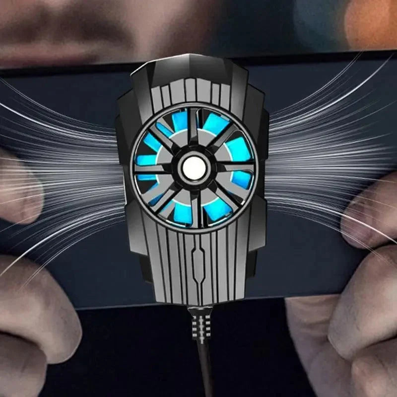 Portable Phone Cooler Fan – Quiet Mobile Cooling Fan for Gaming & Video Streaming